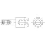 12600-S-08, Connector Accessories Jack Socket Screw Straight Box