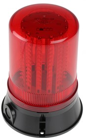 Фото 1/5 LED400-04-02RS, LED400 Series Red Multiple Effect Beacon, 115 230 V, Surface Mount, LED Bulb