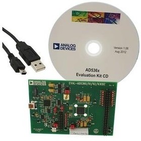 EVAL-AD5360EBZ, Data Conversion IC Development Tools 16-Channel, 16-Bit, Serial Input, Voltage-Output DAC