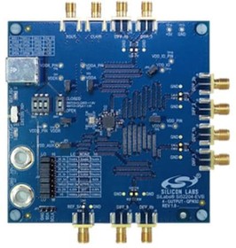 Si52204-EVB, Clock & Timer Development Tools 4-Output PCIe Gen 4 Clock Generator Eval