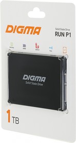 Фото 1/10 Накопитель SSD Digma 1Tb SATA III DGSR2001TP13T Run P1 2.5"