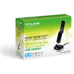 TP-Link Archer T9UH - AC1900 Двухдиапазонный Wi-Fi USB-адаптер высокого усиления