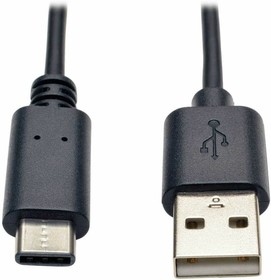 Фото 1/2 Кабель USB - USB Type-C, 0.9м, Tripp Lite U038-003