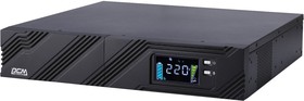 Фото 1/10 Источник бесперебойного питания Powercom Smart King Pro+ SPR-2000 LCD 1600Вт 2000ВА черный
