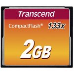 TS2GCF133, Memory Card, CompactFlash (CF), 2GB, 50MB/s, 20MB/s, Orange