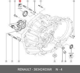 Фото 1/2 383424036R, Сальник дифф.[ORG]