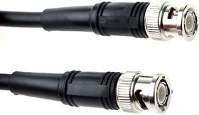 114 26 26 1000A, Male BNC to Male BNC Coaxial Cable, 1m, RG59B/U Coaxial, Terminated