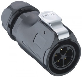 0252 04, Circular Connector, 4 Contacts, Cable Mount, Plug, Male, IP67, 02 Series