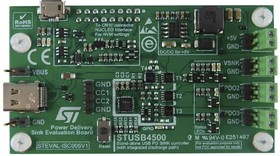 Фото 1/2 STEVAL-ISC005V1, Evaluation Board for the STUSB4500 USB Power Delivery Controller L7985 Evaluation Board for