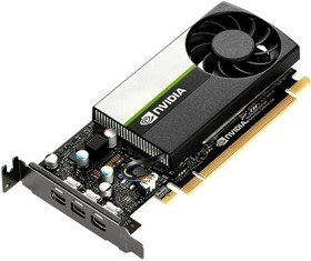 Фото 1/4 Видеокарта VGA PNY NVIDIA T400, 4GB GDDR6/64 bit, PCI Express 3.0 x16 (VCNT400-4GB-BLK-1)