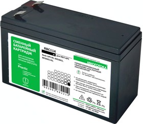 Фото 1/4 RBC114 Practic МНОГОТОКА - Сменный батарейный картридж: 12 В, 6 Ач, 1.7 кг, гарантия 12 месяцев