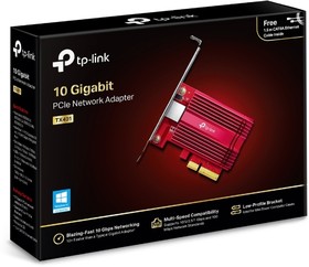 Фото 1/10 TP-Link TX401 - 10-гигабитный адаптер PCI Express