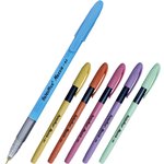 Шариковая ручка с масляными чернилами maxxie синяя, 12 шт. FO-GELB035 MIX BLUE