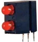 553-0233-400F, LED Circuit Board Indicators Bi-Level European