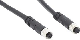CCA-000-M03R234, Sensor Cables / Actuator Cables M5 3p Female/Female straight/straight 3m