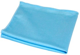 Фото 1/2 Салфетка из микрофибры M-05 для стекла цвет: голубой размер: 3030 см 310211