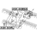 ASK-SORSS, Вал карданный рулевой верхний