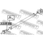 asm-99, КРЕСТОВИНА КАРДАННОГО ВАЛА 30x71.5 (MITSUBISHI PAJERO II V14W-V55W ...