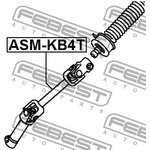 ASM-KB4T, Вал карданной передачи рулевой нижний