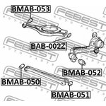 BMAB-051, BMAB-051_сайлентблок рычага нижн.!\ BMW Е36/Е46/Z1/Z4 90