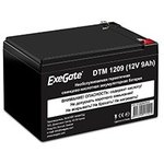 EX282966RUS, Аккумуляторная батарея ExeGate DTM 1209 (12V 9Ah, клеммы F2)