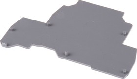 Фото 1/3 1SNA116913R0700, FEM Series End Cover for Use with DIN Rail Terminal Blocks
