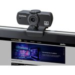 EX294582RUS, Веб-камера широкоугольная ExeGate Stream C940 Wide 2K T-Tripod (матрица 1/3" 4 Мп, 2560x1440, 30fps, широкоугольный 4-линзовый