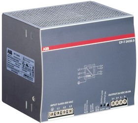 1SVR427056R0000 CP-T 24/20.0, CP-T Switched Mode DIN Rail Power Supply, 340 575 V ac / 480 820V dc ac, dc Input, 24V dc dc