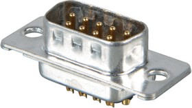 163B11069X, D-Sub connector, Plug, DE-9, Solder Cup