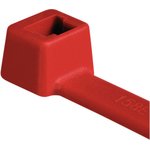 T18R PA66 RD 100, Cable Tie 100 x 2.45mm, Polyamide 6.6, 80N, Red