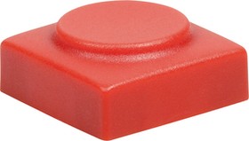 826.000.071, Key Cap Square Red Plastic 6425 Series Switches