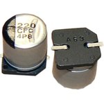 AFC227M50G24T-F, Aluminum Electrolytic Capacitors - SMD 220uF 50V AEC-Q200