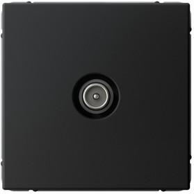 Фото 1/3 ArtGallery Карбон Розетка TV проходная 4DB, механизм | GAL001092 | SE