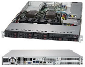 Платформа системного блока SuperMicro SYS-1029P-WT 1U, 2xLGA3647, iC621, 12xDDR4, up to 8x2.5, 2x1GbE, 3x PCIE, 1x600W (113AC2-605WB X11DDW- | купить в розницу и оптом