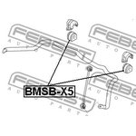 BMSB-X5, BMSBX5_втулка стабилизатора переднего! d29\ BMW X5 3.0-4.8/3.0D 00