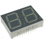 DA08-11GWA, LED Displays & Accessories Dual Green 568nm Common Anode