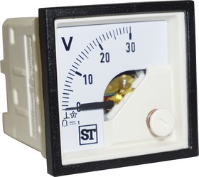 Фото 1/2 PQ94-V0VL2N1CAW0ST, Sigma Series Analogue Voltmeter DC, 92 x 92 mm