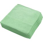 8396, Wypall Green Cloths for Glass and Mirror Cleaning, Dry Use, Bag of 6 ...