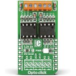 MIKROE-1196, OPTO Click Optocoupler Development Board 5V