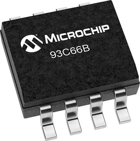 Фото 1/10 93C66B-I/MS, 4kbit EEPROM Memory, 200ns 8-Pin MSOP Serial-3 Wire