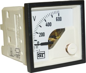 EQ44-V71X2N1CAW0ST, Sigma Series Analogue Voltmeter AC, 45 x 45 mm