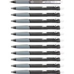 Автоматическая ручка с масляными чернилами laris черная, 12 шт. FO-GELB014 BLACK