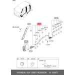 85871-4E000GW, Накладка порога KIA Bongo 3 (06-) левая OE