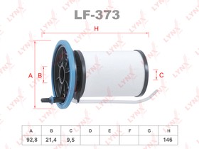 Фото 1/2 LF373, Фильтр топливный FIAT Doblo (10-) LYNX