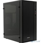 EX283754RUS, Корпус Minitower ExeGate mEVO-9301 (mATX, без БП, с окном ...
