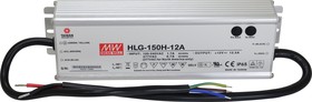 Фото 1/3 HLG-150H-12A, AC/DC LED, 12В,12.5А,150Вт,IP65 блок питания для светодиодного освещения