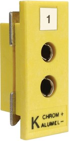 JP-K-F, THERMOCOUPLE CONNECTOR, K TYPE, RCPT
