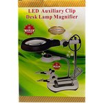 Держатель MG16130-108C с лупой 2,5Х-10Х 12LED/6LED