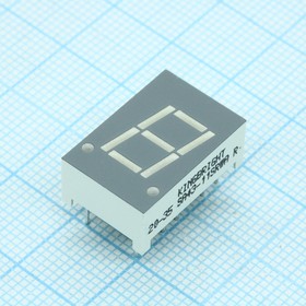 Фото 1/2 SA43-11SRWA, 1 разрядный индикатор 10,92мм/красный/ 640нм/8-18мкд/ОА