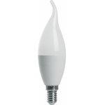 38114, Лампа светодиодная LED 13вт Е14 дневной матовая свеча на ветру